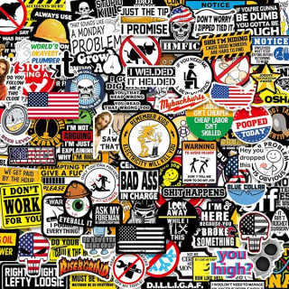 Πακέτο 100 αυτοκόλλητων (DIRTY)